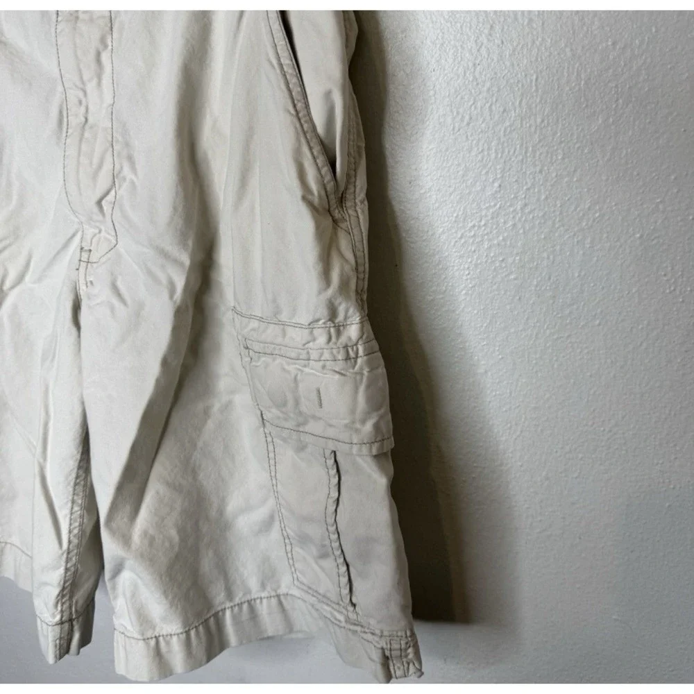 Vintage Polo‎ Jeans Company Ralph Lauren Mens 31 Cargo Shorts Off White Utility